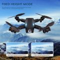 RS537 Dual Camera Mini RC Quadcopter Drones with 4K Cameras WiFi Foldable Drones Double Cameras Optical Flowing Helicopter Drones Apps Contolled. 