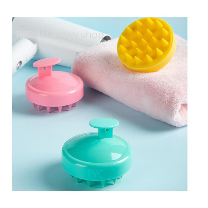 Silicone Shampoo  Hair Massager Shampoo Massage Comb Bath Massage Brush Massager Hair Shower Brush Comb Care Tool - Hair Brush