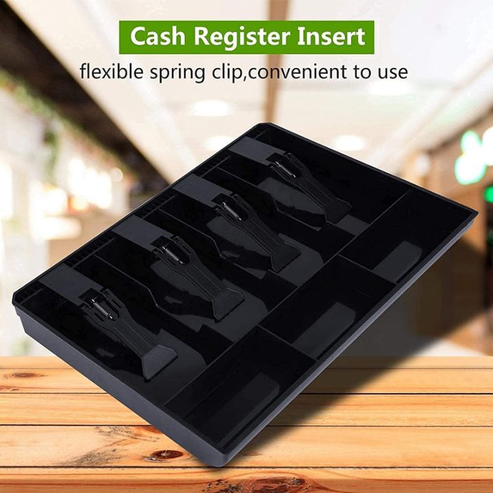 Cash%20Register%20Drawer%20-%20Cash%20Money%20Tray%20Replacement%204%20Bill/3%20Coin%20Cash%20Register%20Insert%20Tray,12.6%20x%209.6%20x%201.4Inch%20-%20Image%204