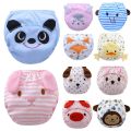 Summer 3 Layer Waterproof Reusable Cotton Baby Training Pants Infant Short Underwear Cloth Baby Diaper Nappies Panties Children. 
