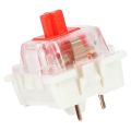 TWEXQNY 20Pcs Plastic For Cherry Red 3 Pin MX RGB Mechanical Switch Keyboard Replacement.