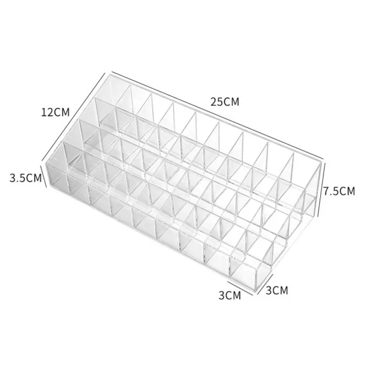 Lipstick%20box%20Sleek%20design%20Transparent%20Grid%20design%20Cosmetics%20organizer%20Plastic%20Storage%20box%20for%20Home%20organization%20Makeup%20storage%20Beauty%20salon%20Professional%20use%20Travel-friendly%20-%20Image%208