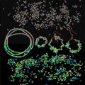 2 3 4mm Glass Luminous Beads Glow in the night Seed Beads Round Spacer Beads For DIY Handmade Jewelry Making Accessories.