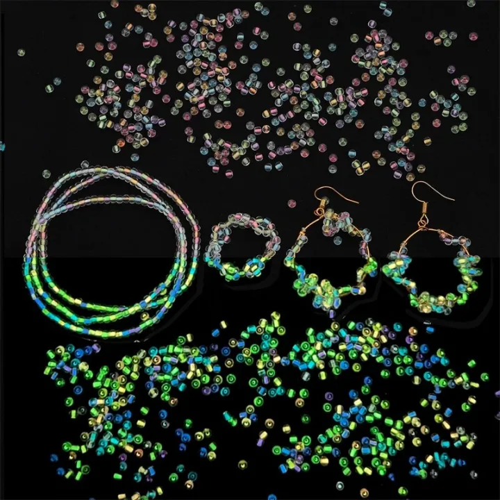 2%203%204mm%20Glass%20Luminous%20Beads%20Glow%20in%20the%20night%20Seed%20Beads%20Round%20Spacer%20Beads%20For%20DIY%20Handmade%20Jewelry%20Making%20Accessories%20-%20Image%203