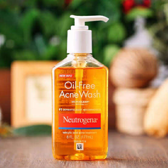 Neutrogena Oil-Free Acne Wash 177 Ml Facial Cleanser for Acne Prone Skin Gentle Daily Exfoliation Non Comedogenic