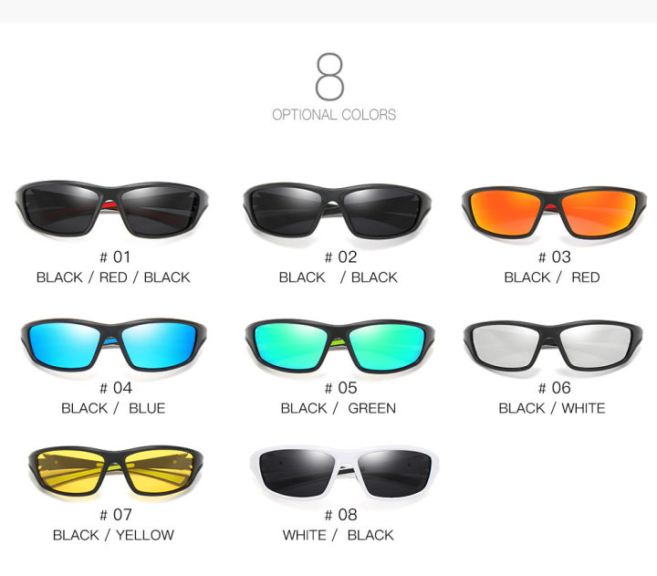Men's Polarized Sunglasses New Sports Outdoor Sports Glasses Cycling Driving Goggle