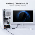 Vention VGA to HDMI Adapter 1080P VGA Male to HDMI Female Converter Cable With Audio USB Power for Laptop Desktop TV Monitor Projector PS4/3 HDTV VGA HDMI Converter. 