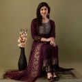 Stylish Cotton Unstitched Skin Print High Quality Three Piece For Women. 