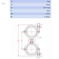 Heavy Duty Aluminum Stage Light Truss Clamp for Moving Head Light Spotlight.