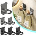 Durable Kitchen Wall Hanger Shampoo Holder Soap Bottle Rack Punch Free Hand Soap Dispenser Shelf Shower Gel Hook Bathroom Storage Artifact.