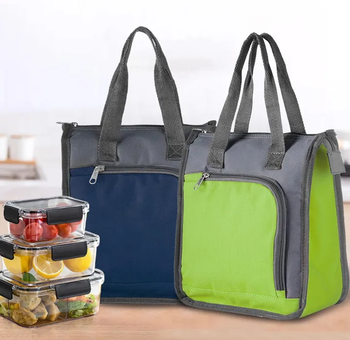 1%20Pcs%20Waterproof%20Premium%20Thermal%20Insulated%20Lunch%20Bag%20Cooler%20Bag%20Large%20Capacity%20Tote%20Bag%20-%20Oxford%20Tiffin%20Carrier%20for%20Office,%20School%20&%20Picnic%20-%20Image%202