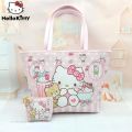 Sanrio Hello Kitty Bags Luxury Handbag With Purse Women Fashion Casual Cartoon Tote Bag Y2k Female Large Capacity Shoulder Bag.