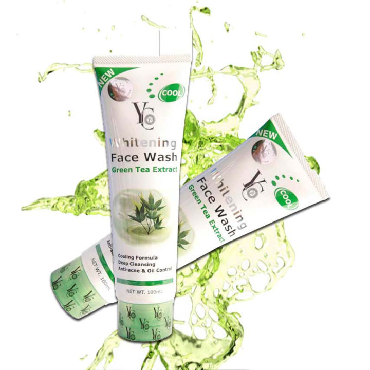 YC Whitening Face Wash Aloe Vera Extract 100ml (Thailand)