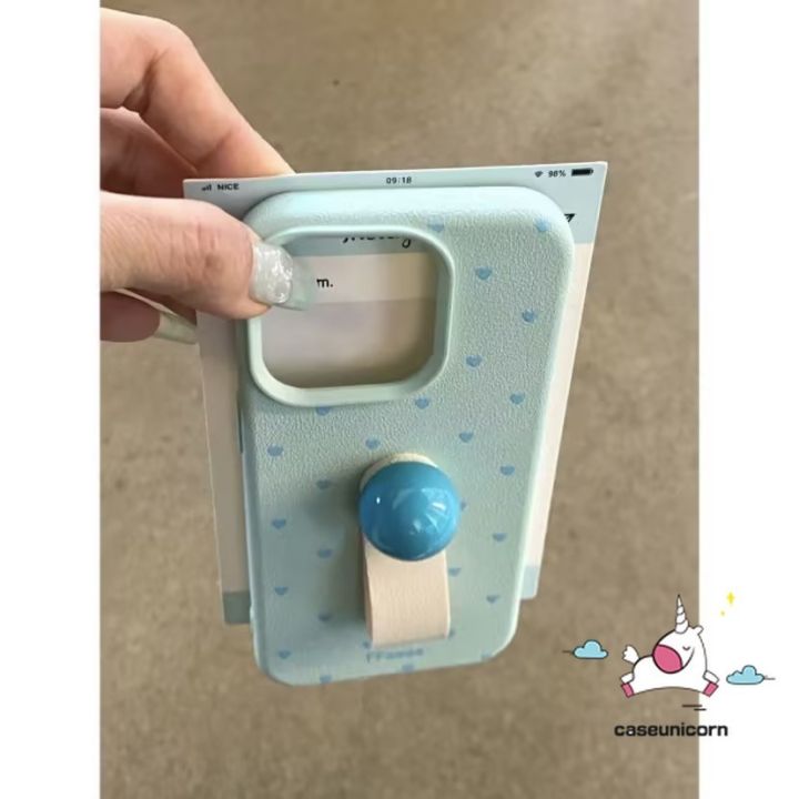 Cartoon%20Simple%20Macaron%20Love%20Heart%20Cute%203D%20Doll%20Ball%20Soft%20Case%20Compatible%20for%20IPhone%2015%2011%2016%2013%2014%2012%20Pro%20Max%20XR%2016%2014%2015%20Plus%20XS%20Max%20X%20Candy%20Luxury%20Skin%20Feel%20Leather%20Texture%20Case%20-%20Image%205