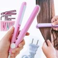 Make Time - Portable Hair Straightener Iron. Mini Ceramic Hair Straightener..