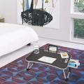 Multipurpose Foldable Laptop Table with Drawer. 
