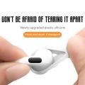 Soft Silicone Anti Slip Ear Tips For AirPods 4 Ultra Thin Add Grip Tips Replacement Eartips Earbuds Cover Skin for New AirPod 4.