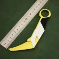 Valorant Prime Karambit Melee Knife 16cm Alloy Metal Game Peripheral Model Samurai Display Gift Toy for Boys. 