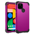 lthmy for Google Pixel 5 Case Full-Body Cover 3 in 1 Hybrid Hard PC & Soft Silicone Heavy Duty Rugged Bumper. 