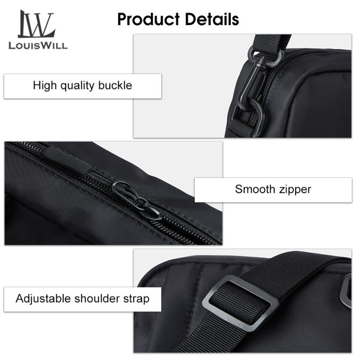 LouisWill%20Men's%20Small%20Bag%20Oxford%20Cloth%20Bag%20Scratch%20Resistant%20Bag%20Lightweight%20Mini%20Hanging%20Bag%20/%20Shoulder%20Bag%20Extra%20Small%20Single%20Shoulder%20Mini%20Small%20Hanging%20Bag%C2%A0Small%20Backpack%20Multi%20Compartments%20Bag%20-%20Image%205
