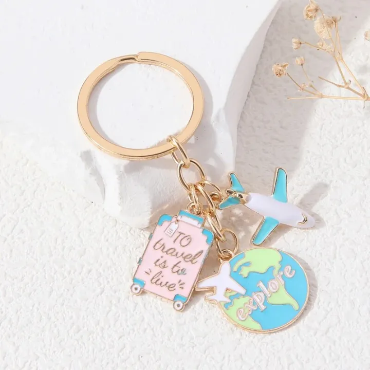 Cute%20Plane%20Earth%20Explore%20Keychains%20Luggage%20Box%20Key%20Rings%20For%20Women%20Men%20Adventurer%20Bast%20Friendship%20Gift%20Handmade%20DIY%20Jewlery%20-%20Image%202