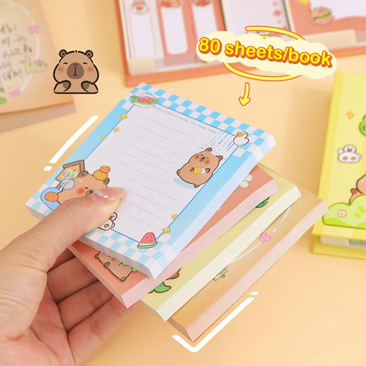 480Sheets%20Cartoon%20Cute%20Capybara%20Sticky%20Note%20Set%20School%20Supplies%20Multifunctional%20Planner%20Sticker%20Aesthetic%20Stationery%20Gifts%20-%20Image%206