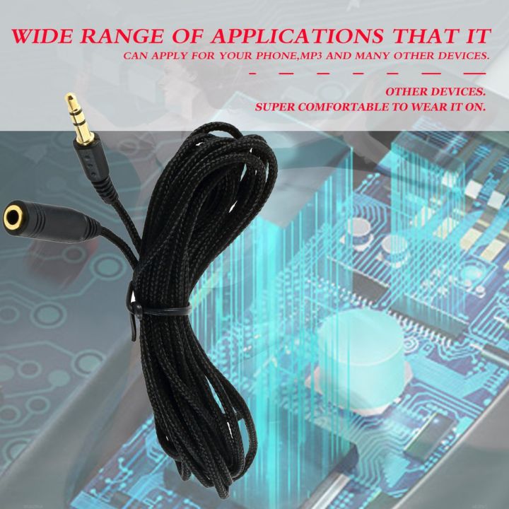 HA%203m%2010ft%203.5mm%20Unisex%20For%20Headphone%20Stereo%20Audio%20Extension%20Cable%20For%20Phone%20MP3-black%20-%20Image%209
