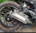 Hero Glamour silencer guard stainless still box padani silencer cover. 
