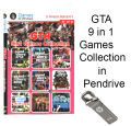 Gta 9 In 1 Games Collection In Pendrive - Enjoy A Variety Of Games With Gta 9 In 1 Collection.