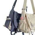 Youth Fashion Nylon Crossbody Bags for Women Handbags Shoulder Bag Large Capacity Solid Canvas Messenger Bag Girls School Bags. 