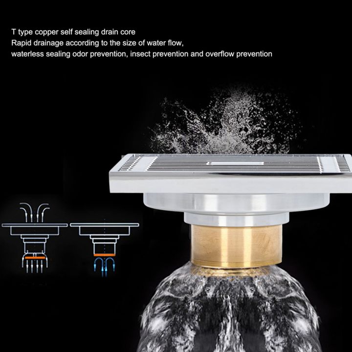 Shower%20Floor%20Drain,%20Large%20Displacement%20Electroplating%20Bathroom%20Floor%20Drain%20Set%20304%20Stainless%20Steel%20for%20Balconies%20-%20Image%208