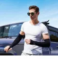 Hand Sleeves muticolor boyes and girls Black skin white blue grey for Cycling, Bikers.