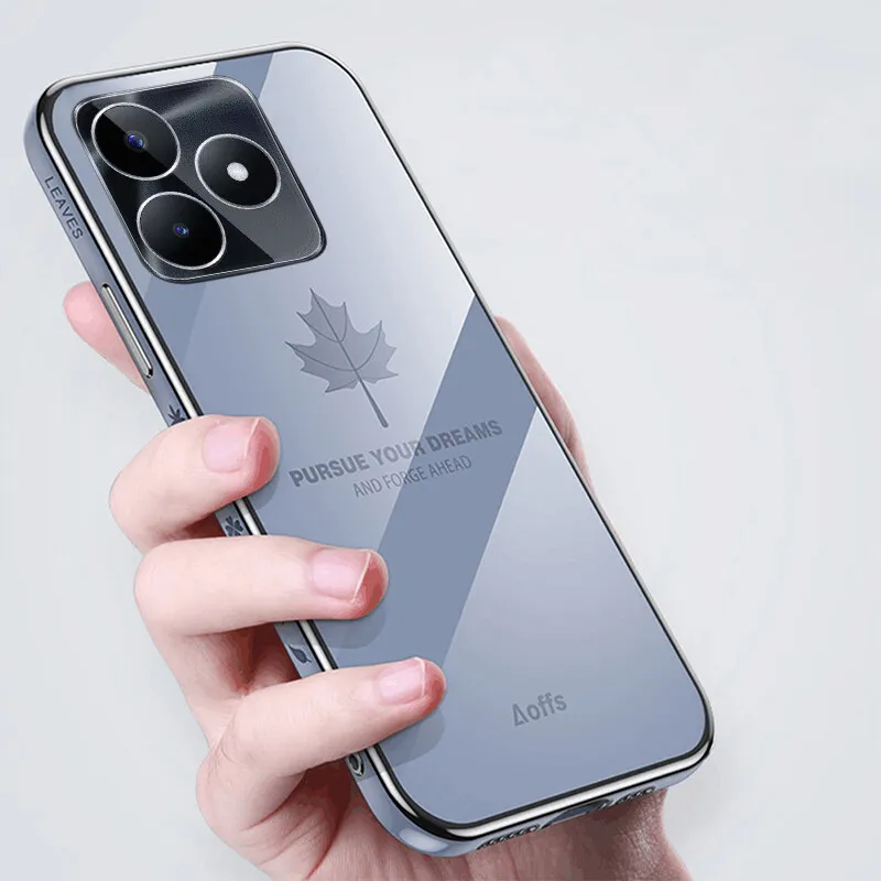 New Phone Case For Realme Narzo N53 Cover Shining Maple Leaves