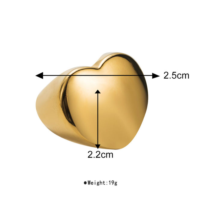 Chunky%20Rings%20Set%20Irregular%20Shape%20Gold%20Plated%20Rings%2018K%20PVD%20Stainless%20Steel%20Ring%20For%20Women%20-%20Image%206