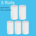 （NEW）Thermal Paper White Sticker Label Printer Paper 57MM Printing Paper Replacement Accessories Parts.. 