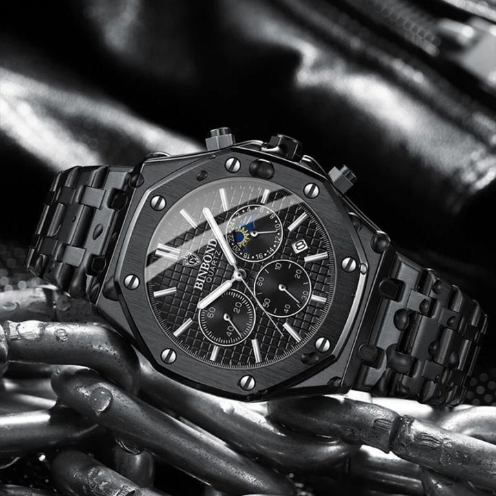 BINBOND%20Quality%20Men%20Watch%20Luxury%20High%20Man%20Quartz%20Wristwatch%20Waterproof%20Luminous%20Date%20Stainless%20Steel%20Men's%20Watches%20Casual%20Clock%20-%20Image%203