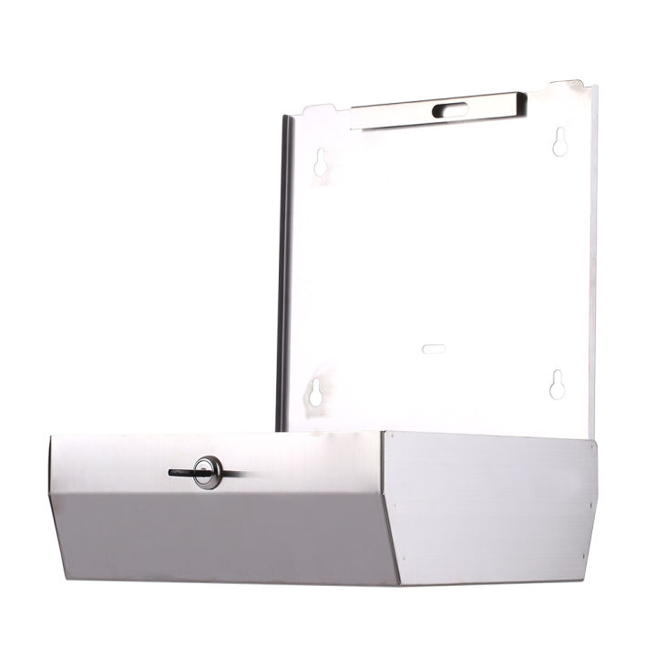 CHUANGDIAN%20Wall-mounted%20Tissue%20Dispenser%20C-fold%20Paper%20Hand%20Towel%20Case%20Bathroom%20Stainless%20Steel%20Tissue%20Box%20Interfold%20Towel%20Dispenser%20Holder%20for%20Multifold%20Paper%20Towels%20-%20Image%206