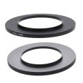 2Pcs Camera Lens Filter Step Up Ring Adapter Black - 49Mm-77Mm & 52Mm-77Mm. 