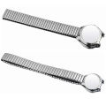12mm 14mm 16mm 18mm 20mm 22mm Elastic Stretch Expand Stainless Steel Watch Band Universal Metal Watch Strap Silver Gold Bracelet.