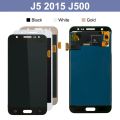 LCD For Samsung Galaxy J5 2015 J500 SM-J500F J500G J500FN Display Touch Screen Digitizer Assembly Replacement Parts. 