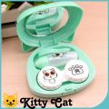 Refined Taste - New Cute Cat Contact Lens Case / Companion Eyeglasses Storage Box For Children Or Adult / Wholesale - Durabilty Assured KITTY2.