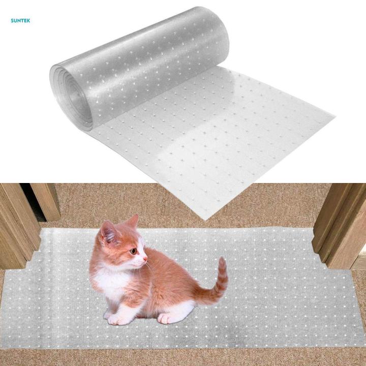 Cat Carpet Protector Mat Clear Cats Scratch Deterrent Rug Protector from Cats 31cmx250cm