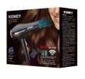 Kemey-KM-2376/2378 - 3000W ( 2 in 1 ) Powerful-Professional-Heavy-Duty-Hair-Dryer--- Black. 