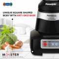 Panasonic MX-AE475 Monster Series 2000 Watt Super Mixer Grinder | Black.