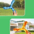 Colorful Gravity Disc Boomerang Outdoor Sports Beach Flying Toys Kids Three Leaves Boomerang Outdoor Casual Toys.