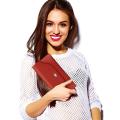 PU Leather Cash Envelope High-quality Reusable Portable Money Pouch Eco-friendly Soft-touch Budget Wallet for Personal Finance.