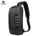 OZUKO Men Chest Bag Multifunction Crossbody Bag for Men Anti-theft Shoulder Messenger Bags Male Waterproof Short Trip Pack New. 