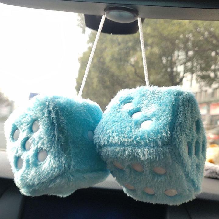 Long%20Hair%20Hot%20Stamping%20Dot%20Dice%20Plush%20Toy%20Cube%20Pendant%20Car%20Ornament%20Sieve%20Anime%20Car%20Decoration%20Accessories%20-%20Image%205