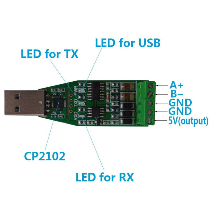 【Toy life hall】USB to RS485 Communication Module Serial Converter ， USB ...