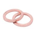 10Pcs 12mm x 17mm x 1.5mm Copper Crush Washer Flat Ring Gasket Fitting.